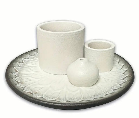 Ceramic, Multi Use Incense Burner